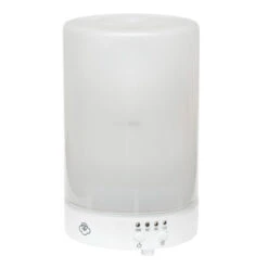 5.75” LED Frosted Color Changing Cylindrical Watercolor Essential Oil Diffuser