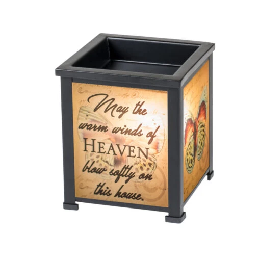 5" Black And Orange Rectangular Comforting Warmer