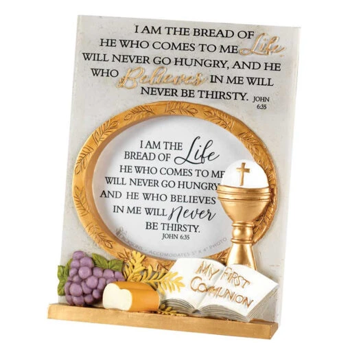 6.75" White And Gold Colored Rectangular Photo Frame Tabletop