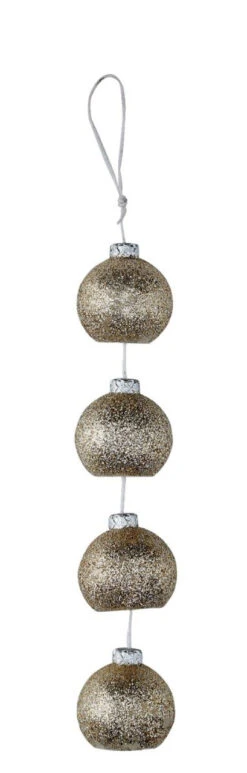 1.5” Gold Ornaments Candle On A Rope