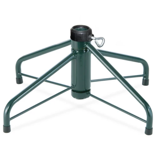 Green And Black Metal Folding Tree Stand For 4'-6' Artificial Trees