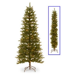 6.5’ Pre-lit Kensington 2-Dimensional Artificial Christmas Tree – Clear Lights